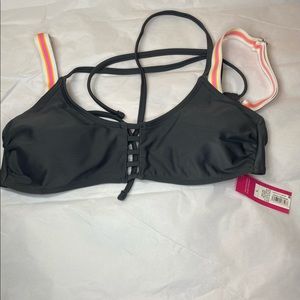 One piece gray top size L